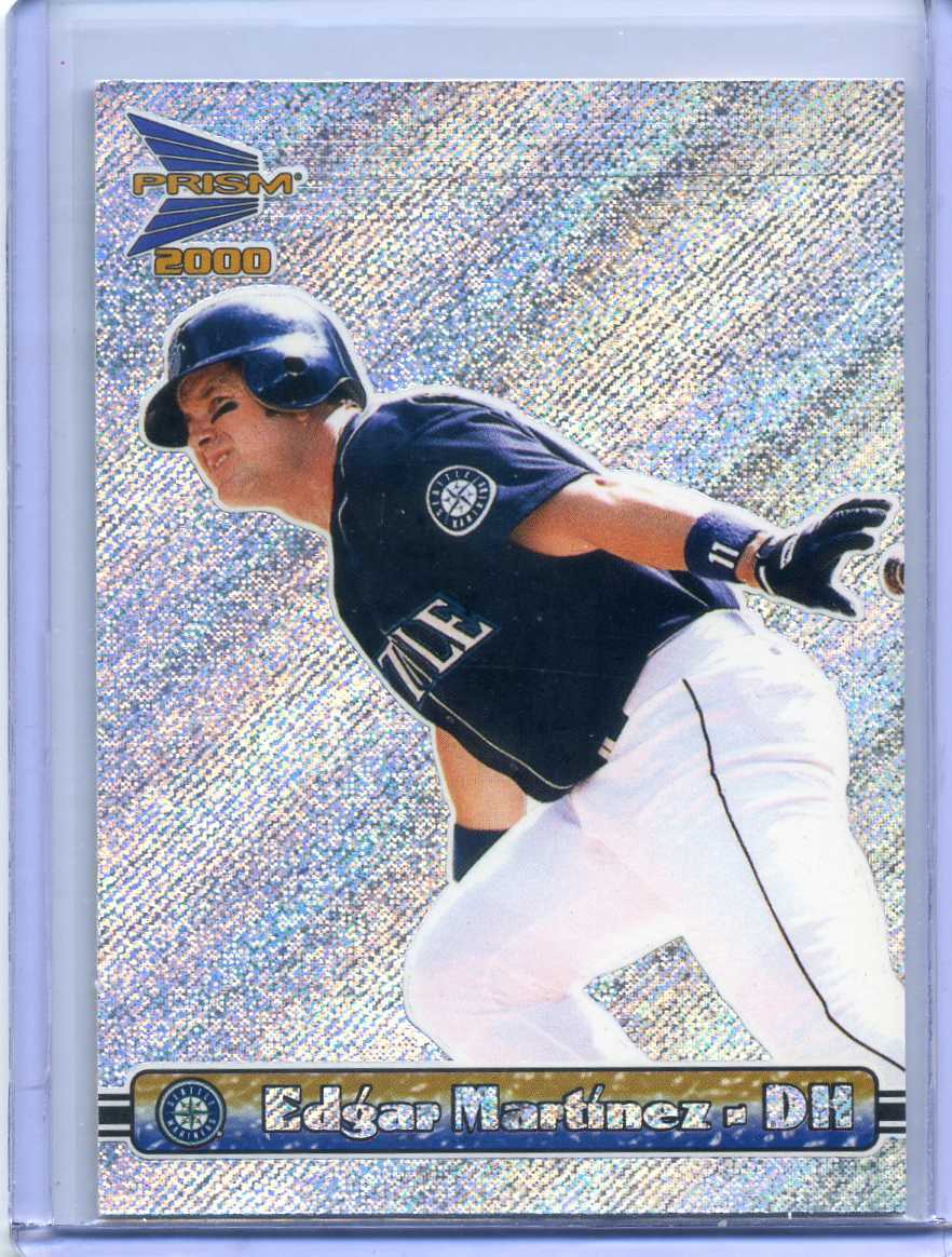 EDGAR MARTINEZ 2000 Pacific Prism RAPTURE SILVER - 1 OF 916 MADE -- MARINERS