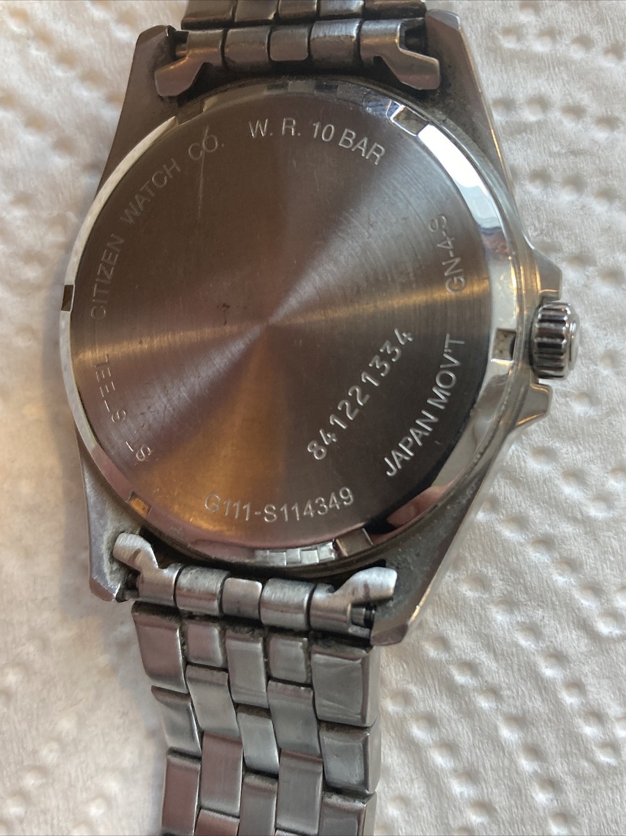 Vintage Citizen Chronograph WR 100 GN-4-S .10 Bar. Quartz Vintage Citizen Chronograph WR 100 GN-4-S .10 Bar. Quartz