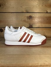 NEW Mens Adidas Samoa White Multi-Color Low Top Casual Athletic Sneakers JQ0045