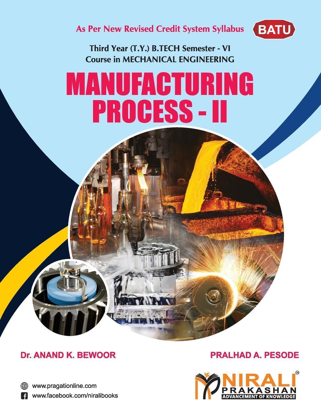 Thumbnail - Anandk. Bewoor | Manufacturing Process - Ii | Taschenbuch | Englisch