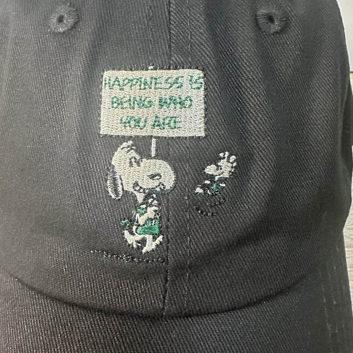 Starbucks PEANUTS Collaboration Snoopy Baseball Cap Black 2023