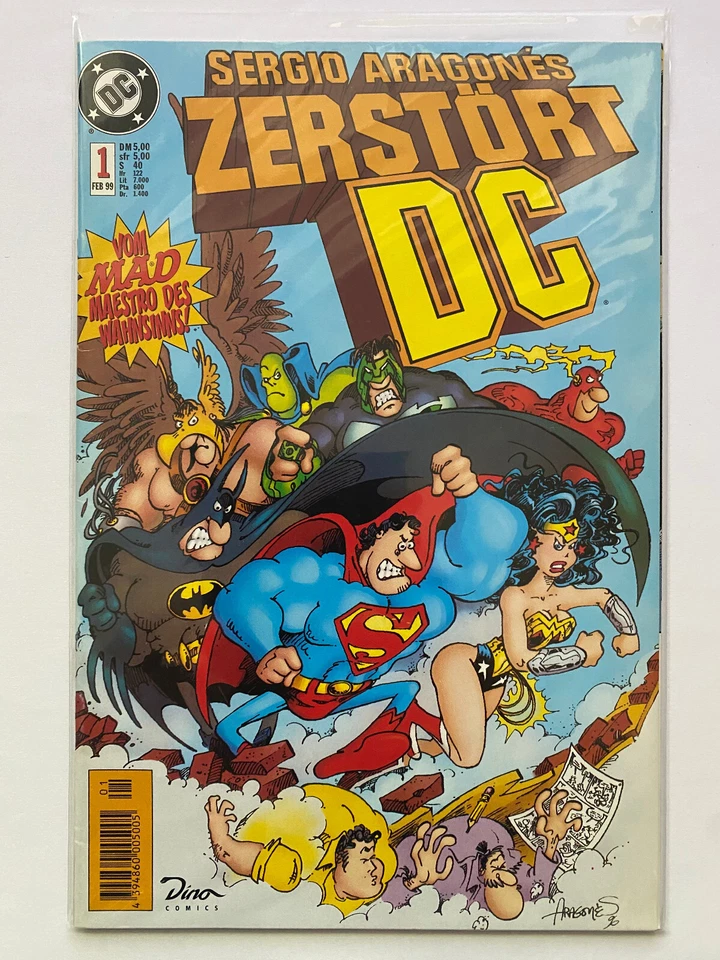 Sergio Aragonés zerstört DC Comic Heft perfekt für Sammlung DC Comics - Bild 1 von 1