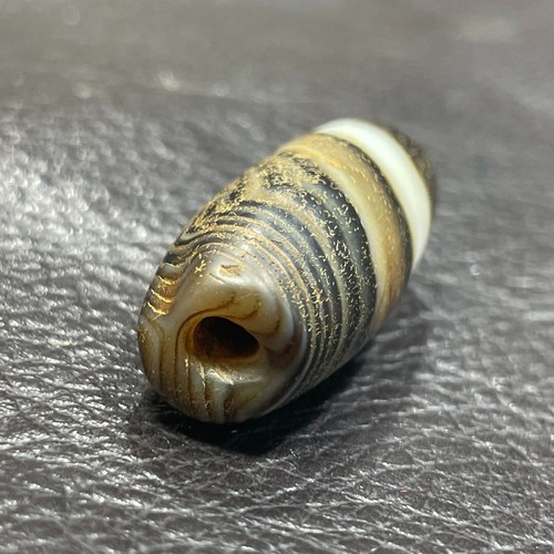 Tibetan Nepalese Himalayan Ancient agate Old Dzi Talisman Eye Beads Amulet - Picture 4 of 13