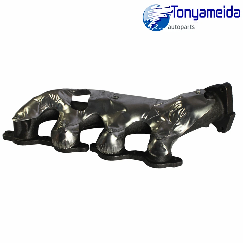 Nuevo colector de escape del lado derecho del pasajero con junta para camioneta GMC Chevy V8 Foto 2 de 4