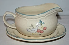 International China - MARMALADE - GRAVY BOAT AND UNDERPLATE