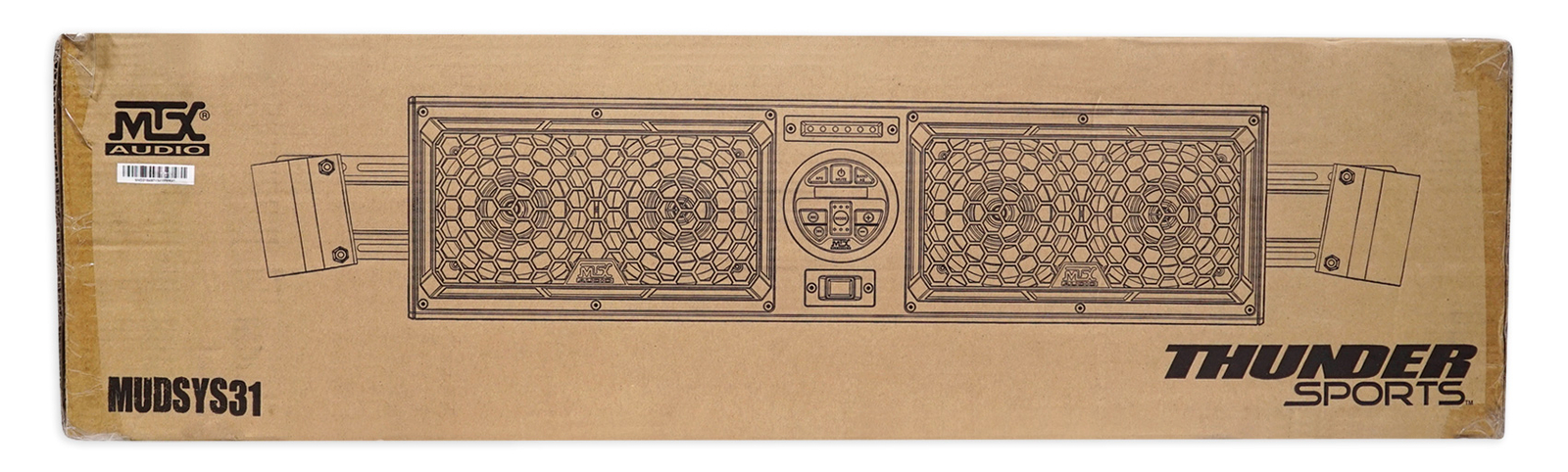Звуковая панель MTX MUDSYS31 с 4 динамиками Bluetooth Динамики на руле Powersports