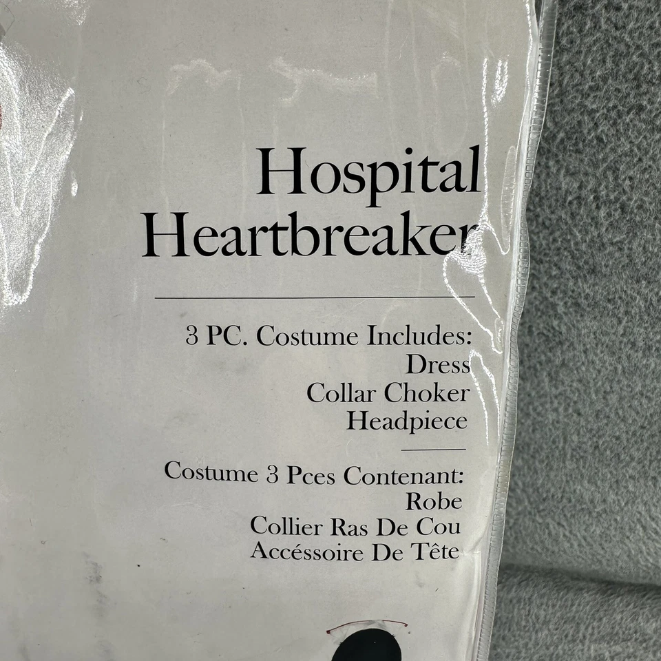 LEG AVENUE - Rompecorazones Hospital Mujer Adulto 3 piezas. Disfraz Z2 Foto 3 de 4