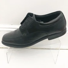 ROCKPORT Mens 10.5 M Shoes Black Waterproof Leather Oxford Hydroshield Comfort