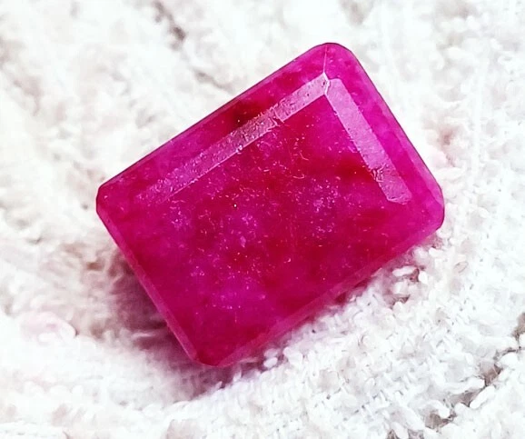 Natural Red Beryl Emerald Cut Certified Loose Gemstone 23.65+ Ct On eBay - Image 4 of 4