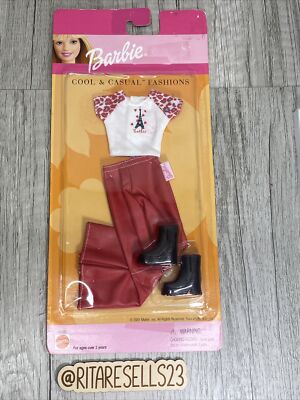 2001 Barbie Cool & Casual Fashions Outfit 47603 NRFB Paris