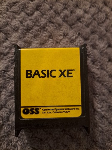 Seltene Vintage OSS ATARI Basic XE 1985 Patrone. Ungetestet aber Top Zustand
