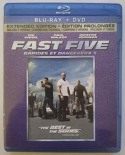 Fast Five (Blu-ray/DVD, 2011, 2-Disc Set, Canadian, Extended Edition)