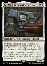 Yes Man, Personal Securitron - 29 - NM - Universes Beyond: Fallout - MTG