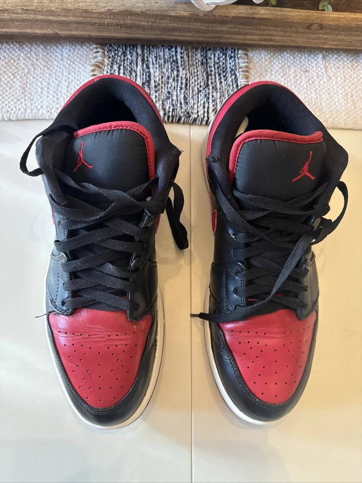 Talla 11 - Air Jordan 1 Phat Low Bred - 338145-061 Foto 4 de 4