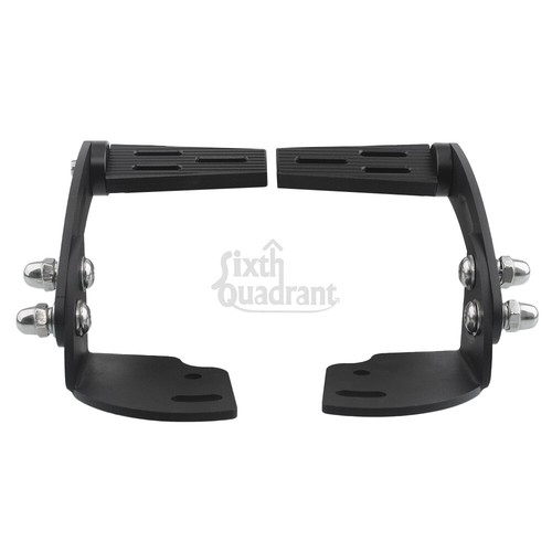 Adjustable Black Highway Foot Pegs Floorboards For Can-Am Can am Spyder F3 15-23 - Picture 14 of 16
