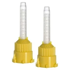 Hygedent SLZ-154596 Hexa T-Mixer Yellow Mixing Tips Small 1:1 & 2:1 4.2mm 48/Pk