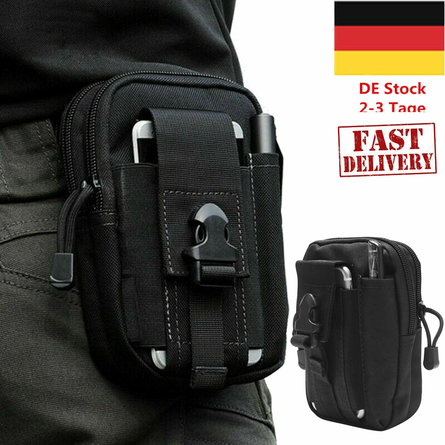 Multifunktion Taille Tasche Taktische Armee Herren Handy Hüfttasche Gürteltasche