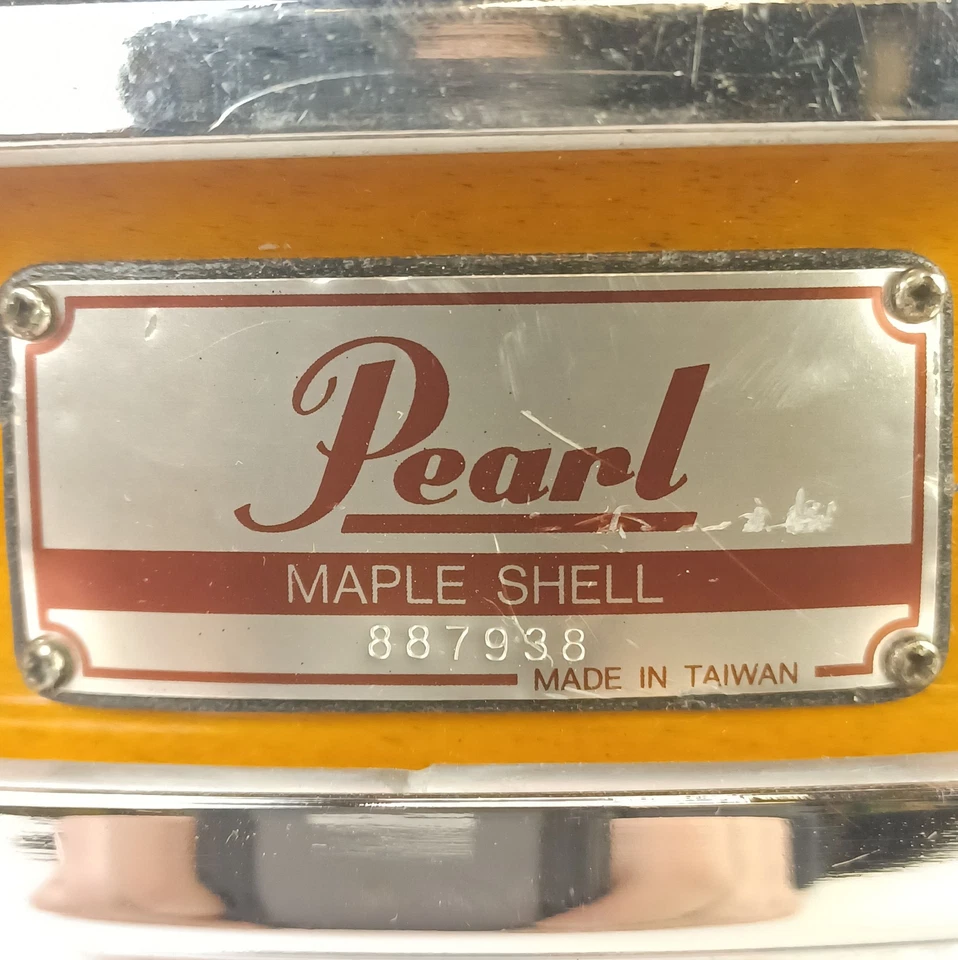Pearl 3x13"Maple-Shell Piccolo Snare Drum 8Lug Vintage90s Lever-Throw-Off Effect - Image 2 of 4
