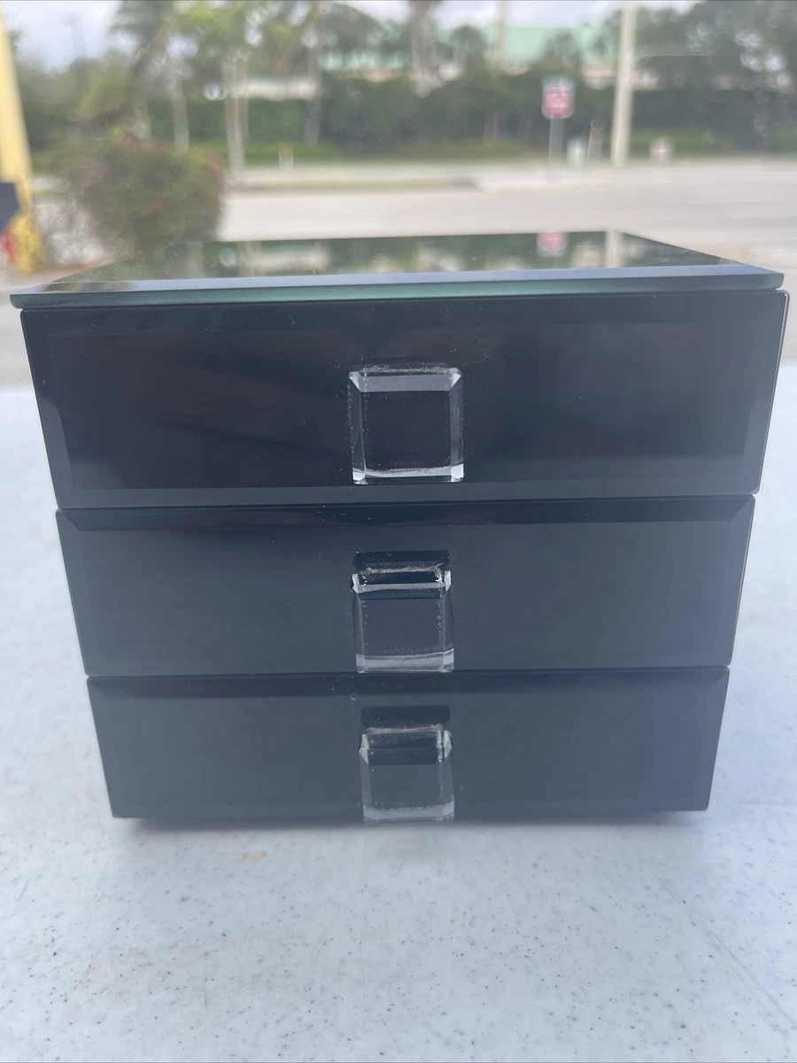 Tall black jewelry sale box