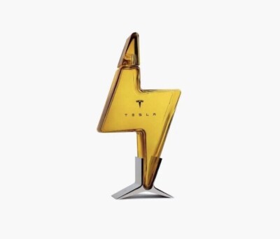 【箱無し】Tesla テスラ テキーラ ボトル Tesla Tequila Decanter Bottle Empty No Alcohol Stand and Box