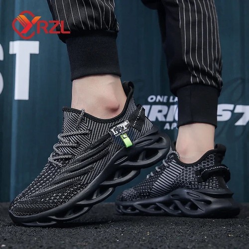 Männer Sport Laufen Schwarz Jogging Schuhe Turnschuhe Outdoor Atmungsaktive - Bild 7 von 14