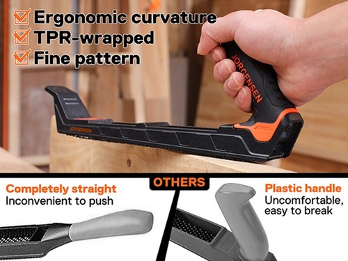 JORGENSEN Wood Plane Surform Plane Zinc Alloy Die Casting Body 65MN Sharp Blades - 第 8/10 張圖片