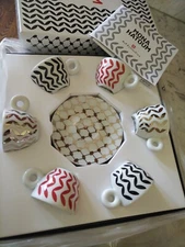 SALE! illy Art Collection 2021 Mona Hatoum, 6 ESPRESSO Cups & Saucers Set 
