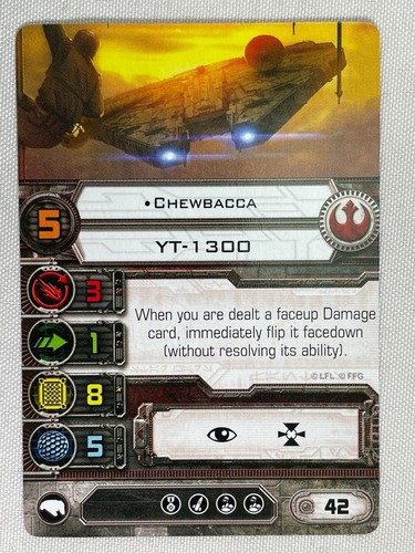 Star Wars X-Wing Miniatures 1.0 Game FFG - Character Pilot Card Singles - Picture 130 of 137