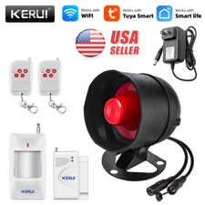 KERUI Tuya WIFI Loudly Speaker High Decibel Burglar Siren Home Security Alarm 