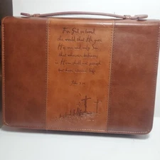 Gospel Two-tone Bible / Book Cover - John 3:16