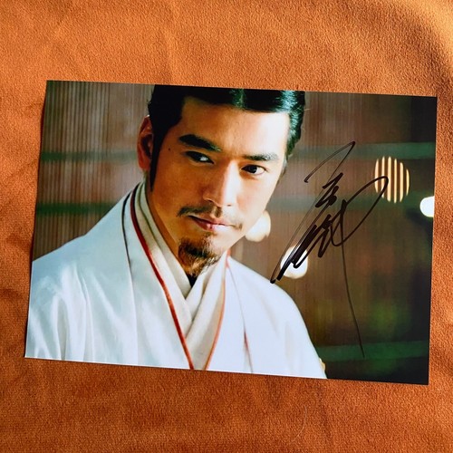 Takeshi Kaneshiro Autographed Signed Photo Picture Red Cliff 5*7 J-POP 2009 - Picture 7 of 9