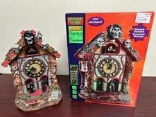 Lemax Spooky Town "The Cursed Cuckoo Haus"-Some Parts Not Working/No Cord #95454