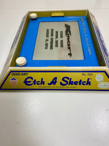 Vintage Kmart Ohio Kunst ETCH A SKETCH RARE Kmart Advertisement Grand Opening 1974 - Bild 2 von 6