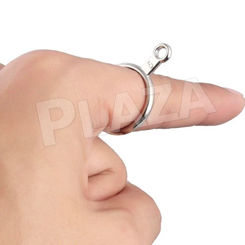 Silver Ring Sizer Size Gauge Tool Finger Measuring Stick Metal Ring Mandrel Set - Picture 6 of 9