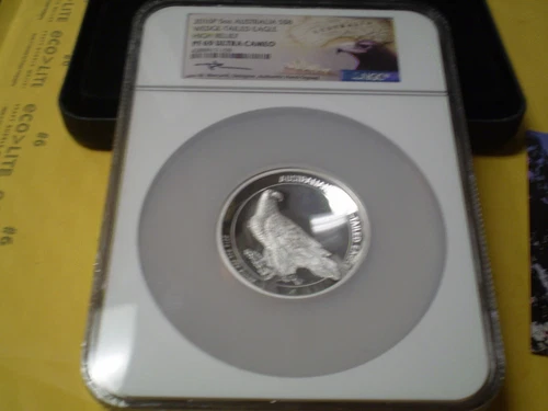 2016-P Australia PF 69 Ultra Cameo Eagle High Relief $8 5 Oz. Silver NGC