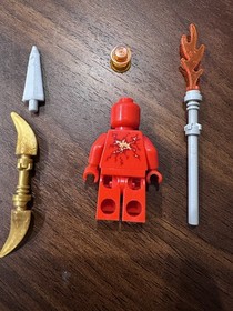 Vintage Rare Lego 9591 Ninjago Kai NRG Red