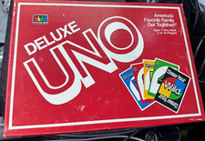 International Games Deluxe UNO Complete Card Game w/ Score Pad 1986 2-10