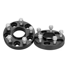 IRONTEK 1in 5x114.3mm Hubcentric Spacers for Honda CR-V (64.1mm Bore, 12x1.5 ...