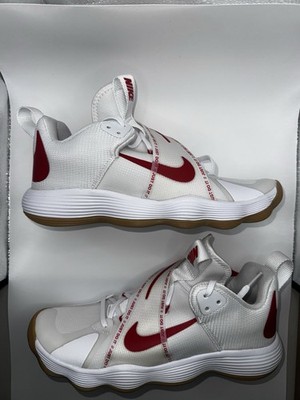 Nike React Hyperset White Red Womens Volleyball Shoes CI2956-160 Pick Size