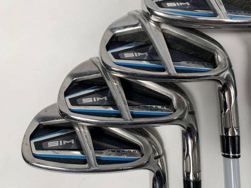 TaylorMade SIM MAX OS Iron Set 6-PW+AW Aldila NV 45g Ladies Graphite Womens RH - Picture 3 of 10