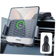 Wireless Car Charger for Samsung Galaxy Z Fold 6/5/4/3, Dual Coils  Fast