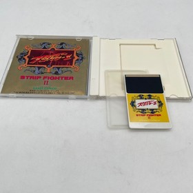 PC Engine HuCARD STRIP FIGHTER II 2 Japan Retro Game