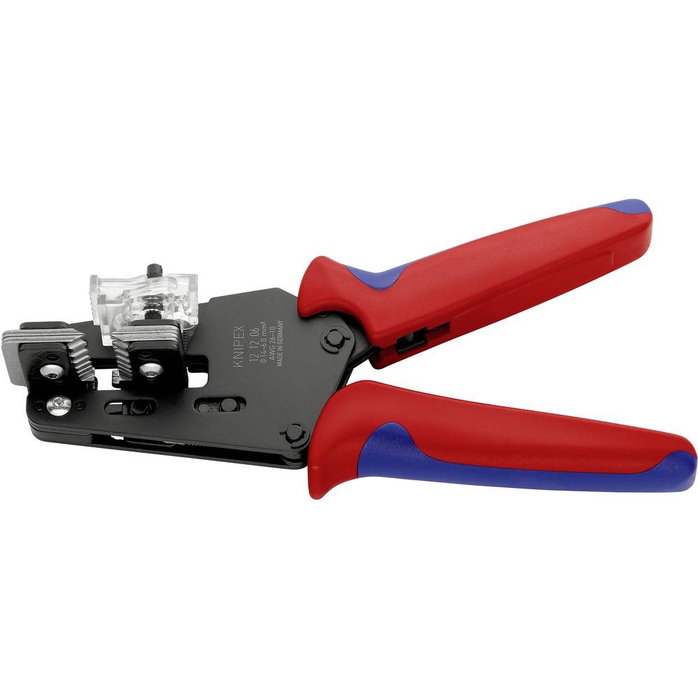 Dénuder sans abîmer les fils avec la pince Knipex 12 12 06 de 0.14 à 6 mm²