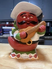 2003 Clay Art Cha Cha Chillis Pepper Cookie Jar