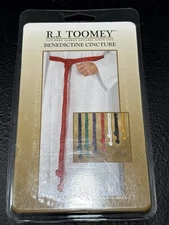 R.J. Toomey 144'' Benedictine Monk's Knot Cincture Cotton - White