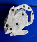 BIG FROG 12"LONG STAUE OF SHARDS OF CHINESE ZHANGZHOU SWATOW MING PORCELAIN — photo 6