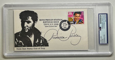 Priscilla Presley Signed Auto Elvis Cover PSA/DNA Autograph Authenticated Real