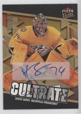 2022-23 Upper Deck Fleer Ultra Cultrate Auto Juuse Saros #CT-22 Auto 0he