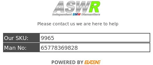 BMW Airbag ECU Control Unit 3 5 7 8 SERIES E36 E34 E39 E38 E31 65778369828 - Image 4 of 4