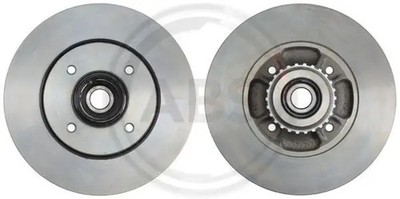 2x Bremsscheibe voll 17447C A.B.S. für RENAULT CLIO II
